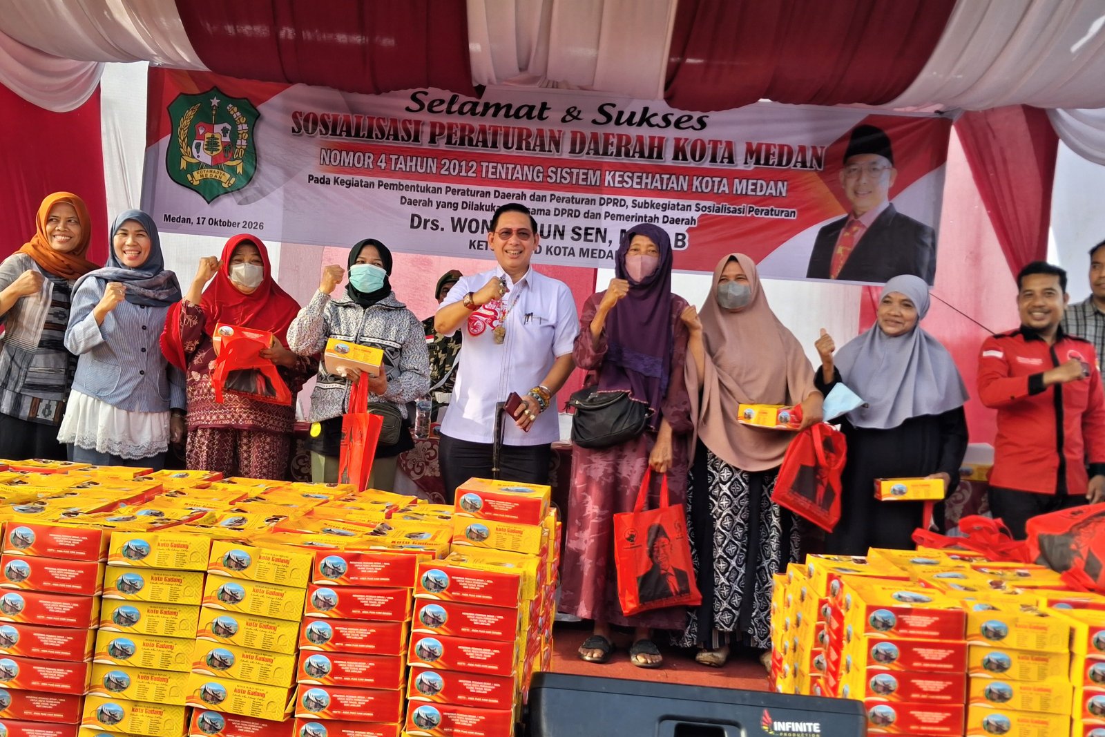 Ketua DPRD Kota Medan Sosialisasikan Perda Sistem Kesehatan Kota Medan
