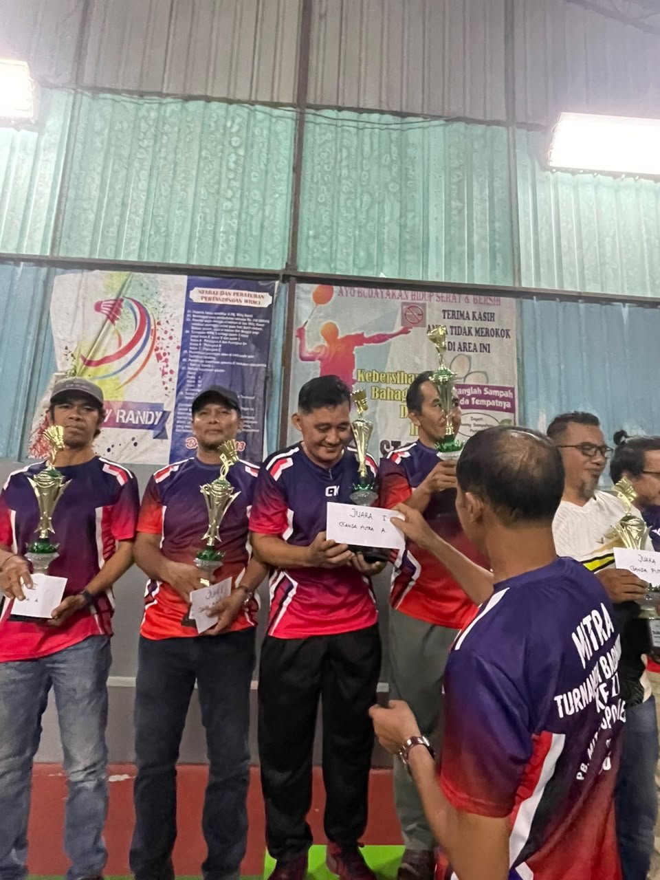 Julis Amitra-Taufik Juara Kelas B Turnamen PB Mitra Sporty Medan, Kadispora dan Ketua KONI Siap Dukung Bulutangkis